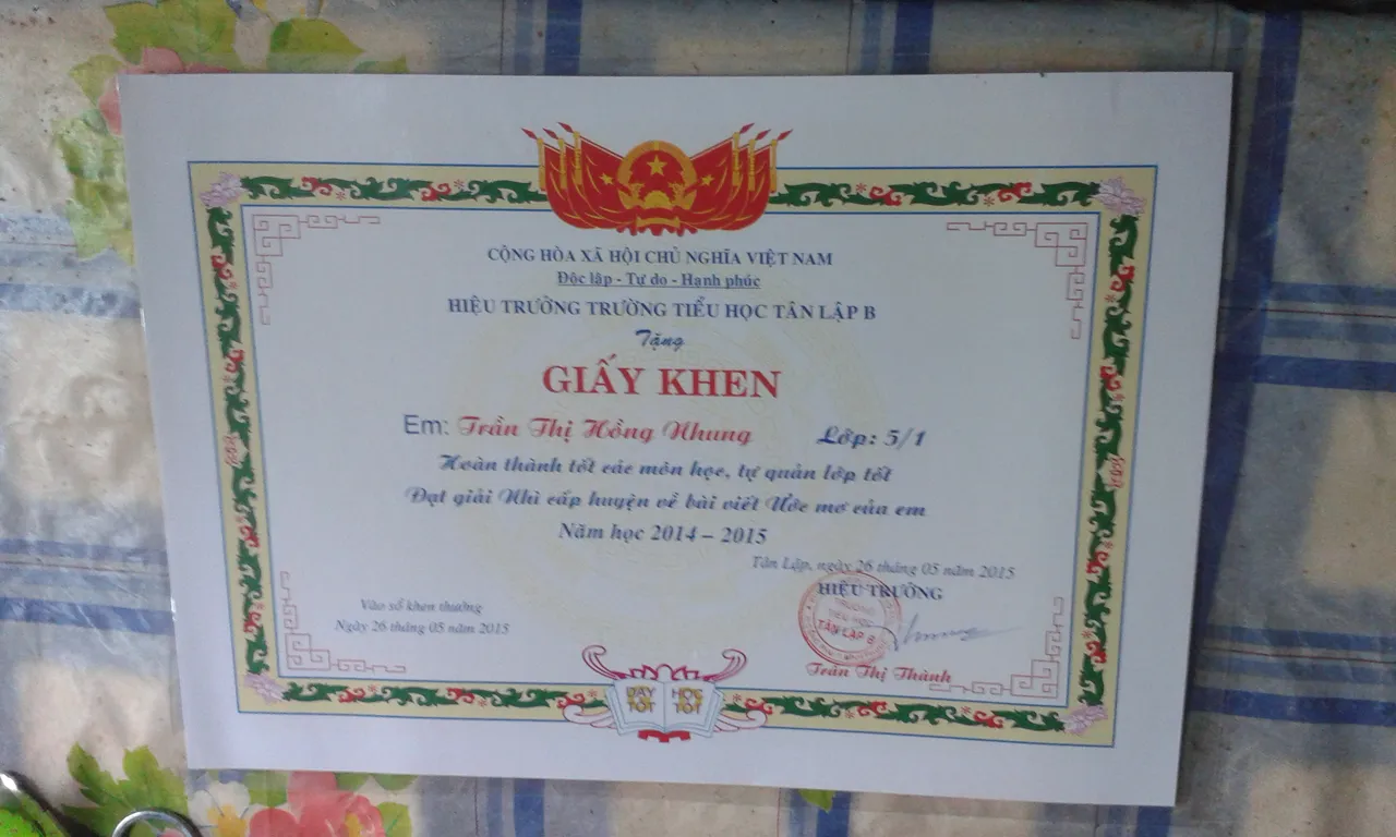 Certificate of merit