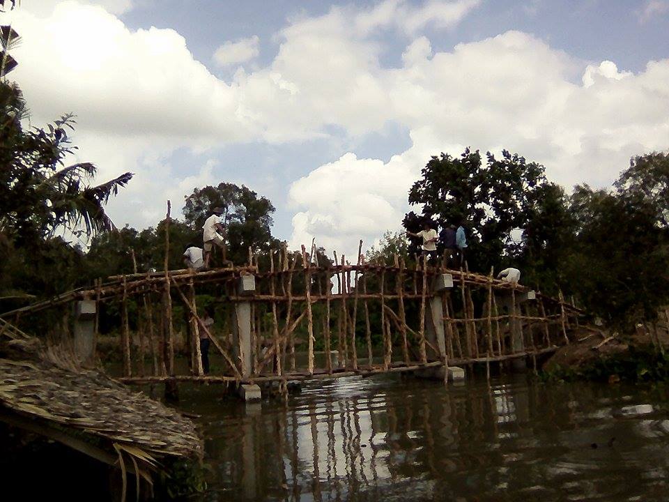 Update on Building the Y Tam Bridge in Phụng Hiệp, Hậu Giang