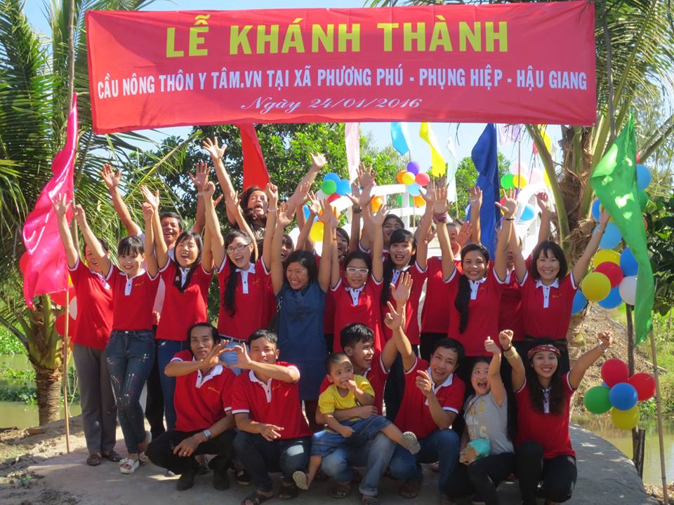 Inauguration of the Y Tam.vn Bridge in Phụng Hiệp, Hậu Giang on 24/1/2016