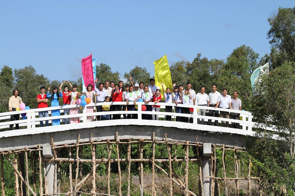 Inauguration of the Y Tam.vn Bridge in Phụng Hiệp, Hậu Giang on 24/1/2016