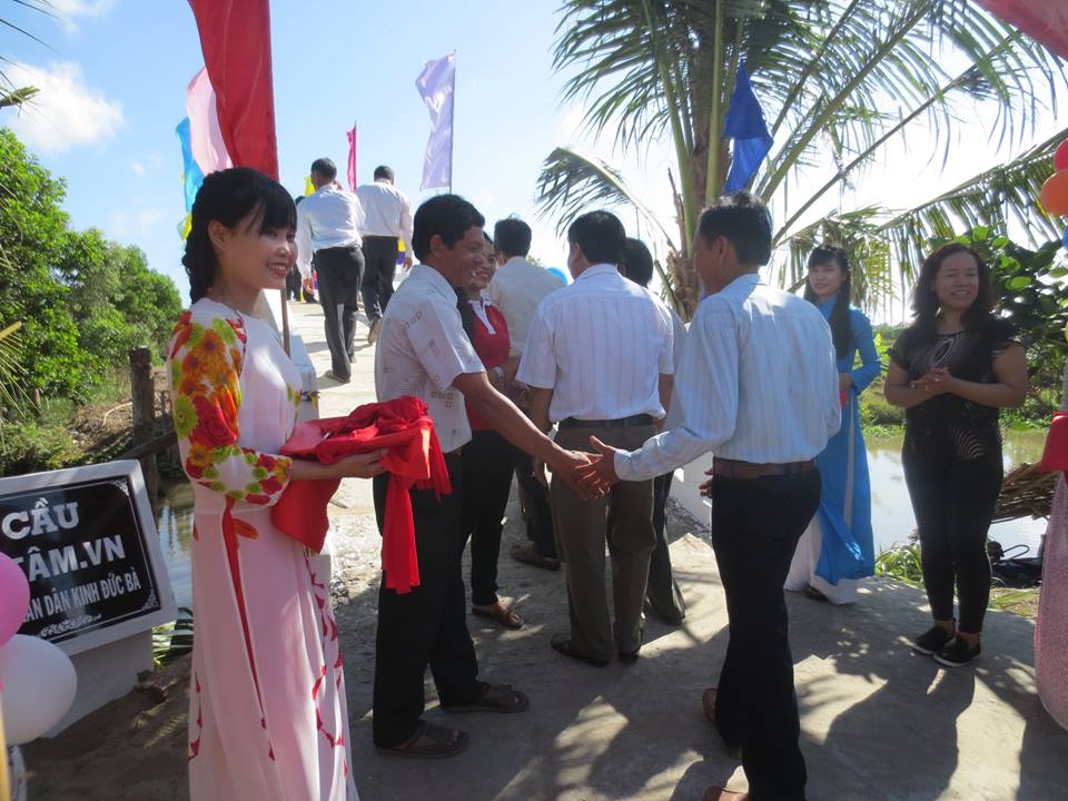 Inauguration of the Y Tam.vn Bridge in Phụng Hiệp, Hậu Giang on 24/1/2016