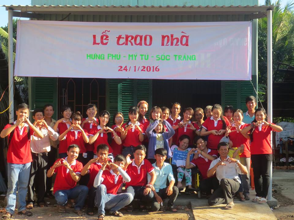 Charity House Handover for Ms. Nhãn and Her Child in Sóc Trăng, 24/1/2016