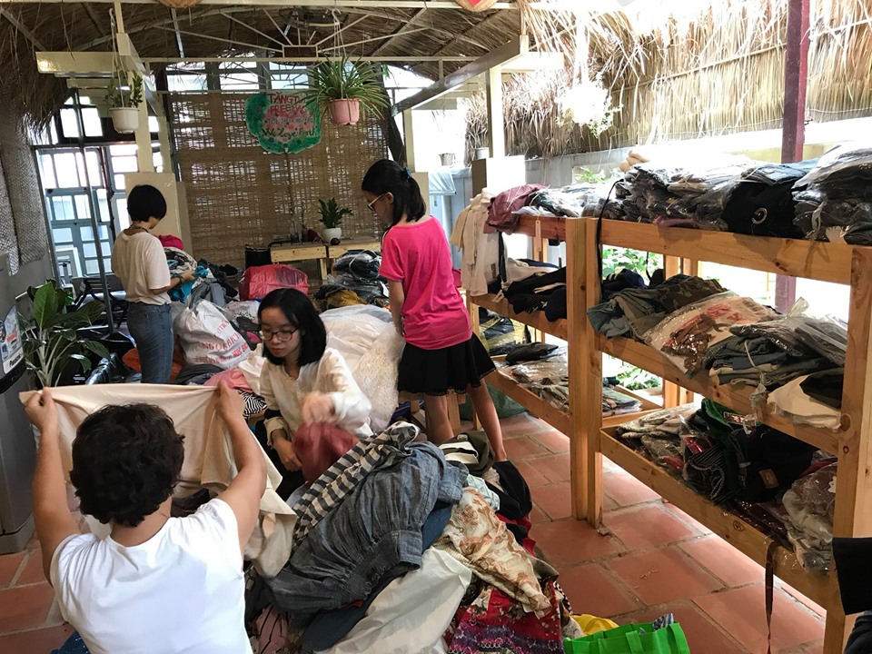 Summary of Y Tam's 2-day clothing sale fundraiser